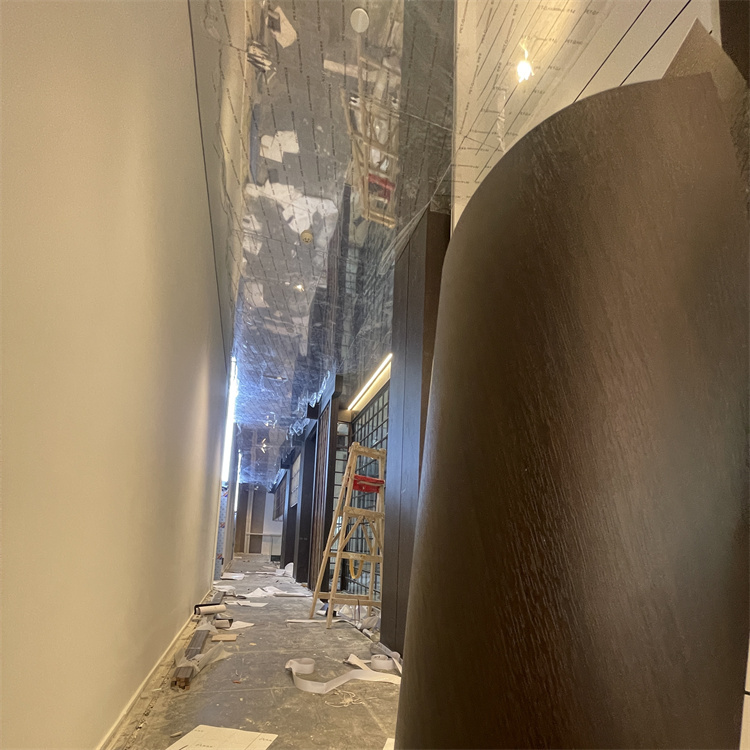  餐厅装修 木纹膜 带可移背胶 现货速发 壁纸、店铺装修
